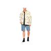 Vans Floral Print Single Button Collar Long Sleeve Jacket Men Jacket Multicolor VN0A3WF1YK1