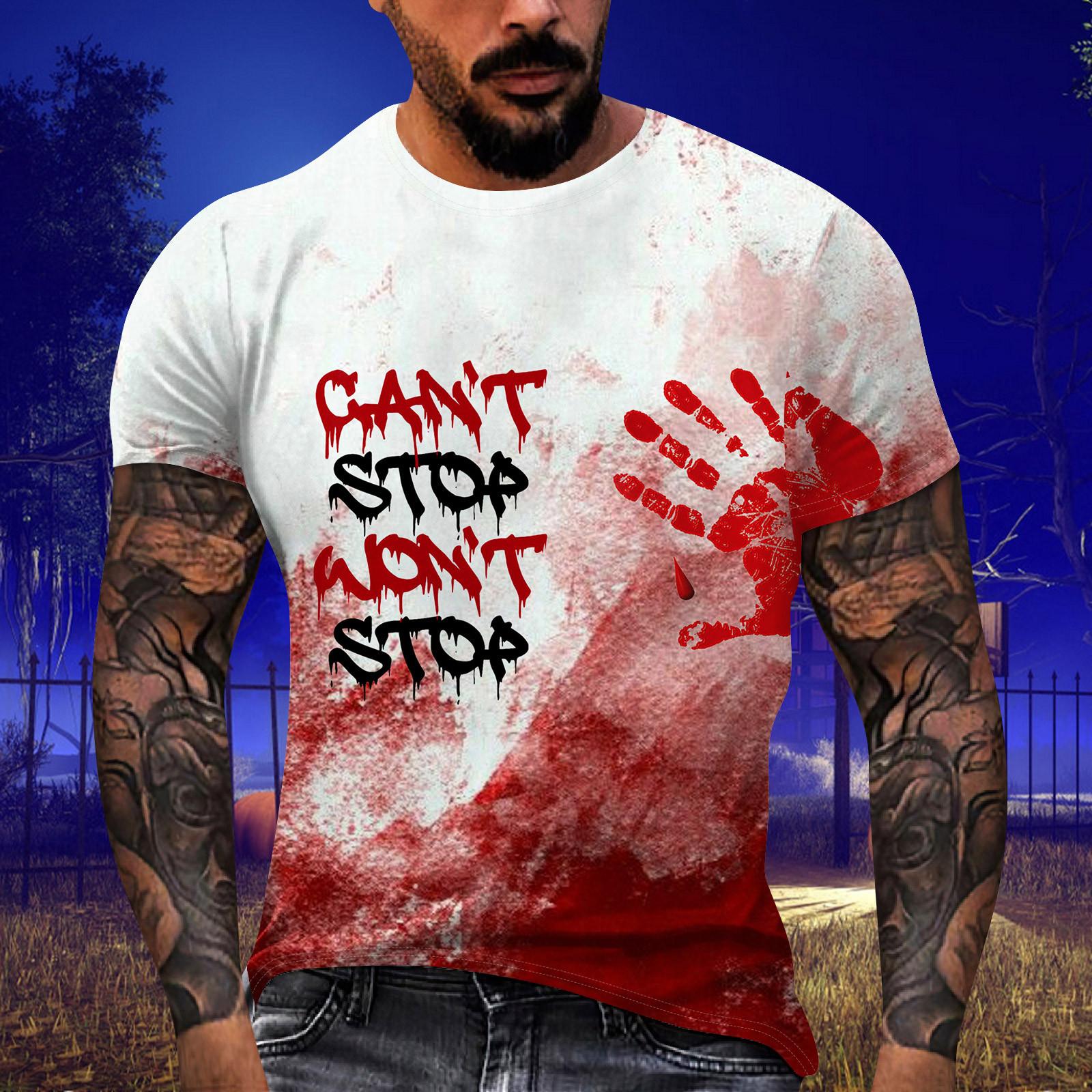 

Мужская футболка Футболки с графическим текстом Pool3D печать Уличная повседневная одежда с короткими рукавами и принтом Базовая одежда M красный