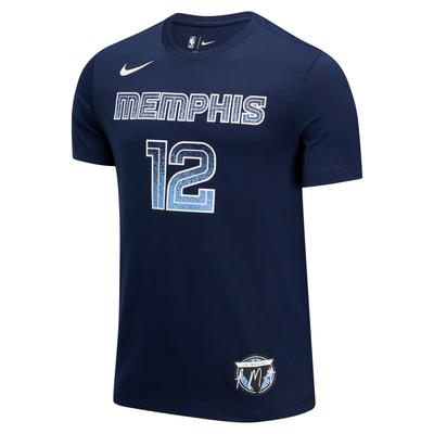 X NBA Collaboration Morant Series Memphis Grizzlies SS25 Comfortable Crew Neck Sports Short Sleeve T-Shirt Men T-Shirts HQ1327-419