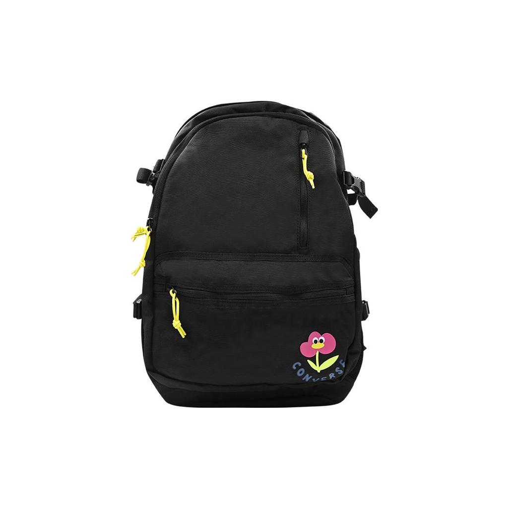New Converse Polyester Backpack Regular Unisex Black 10025846-A01
