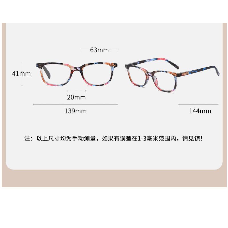 Reading Glasses for Women Black Flower Vintage Anti Blue Light Presbyopia Eyeglasses Computer Hyperopia Eyewear+1.0 +1.5 +2.0