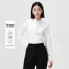 Troloman Women's Long-Sleeve Stretch Modal Formal Shirt