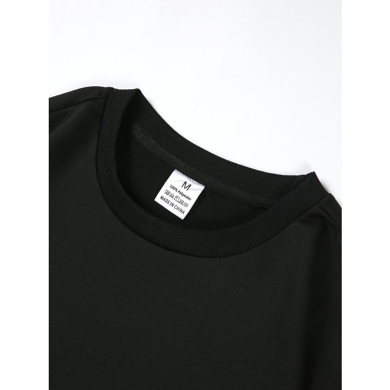 Men's Casual Crew Neck Sweatshirt With Vintage 1971 Print, Regular Fit Long Sleeve For Spring Autumn.