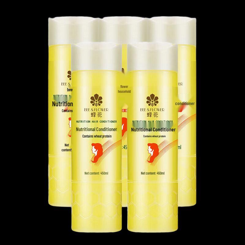 Bee Flower Wheat Protein Hair Conditioner 5-Pack