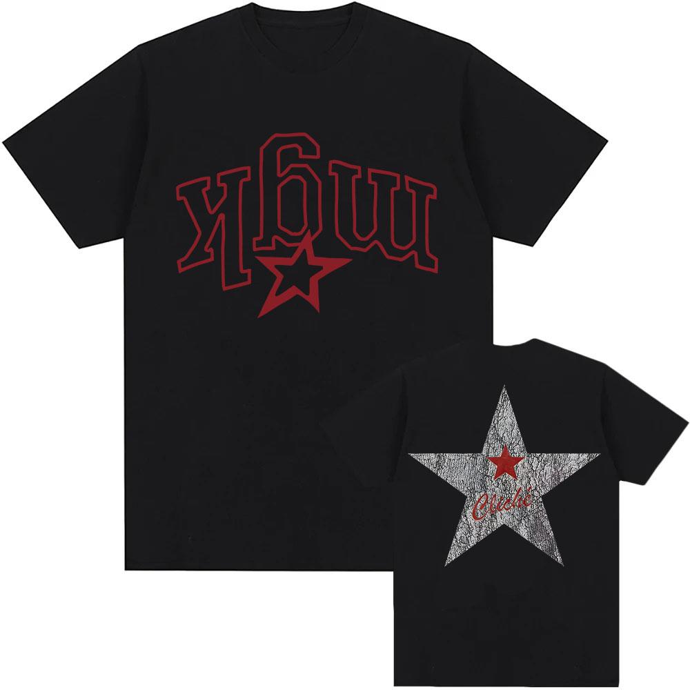 

Футболка Lost Americana Album 2025 Mgk Machine Gun Kelly с графическим принтом, свободный флисовый пуловер с капюшоном, мужская/женская футболка-топ XL