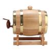 1.5L Red Oak Wooden Barrel for Home Brewing Whiskey and Red Wine