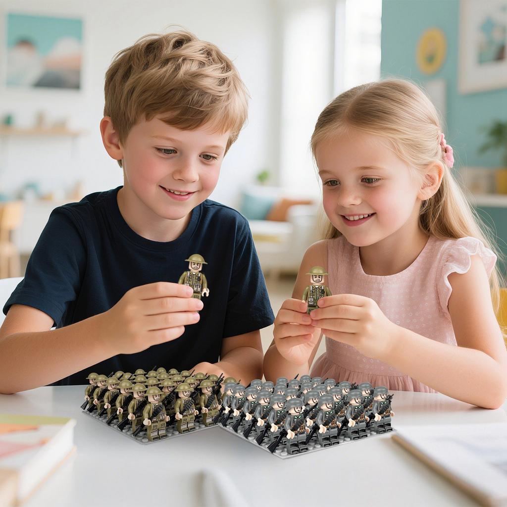 The Best Gift Set For Children'S Building Block Dolls