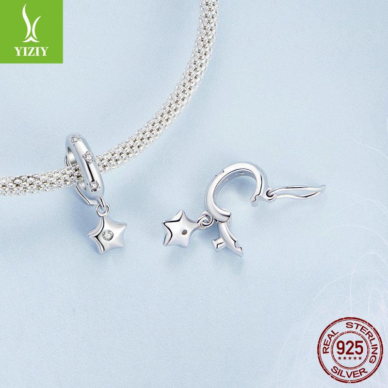 Simple Universal Bracelet Bead Clip Buckle, Fashionable Versatile Unlimited Love S925 Sterling Silver Accessories