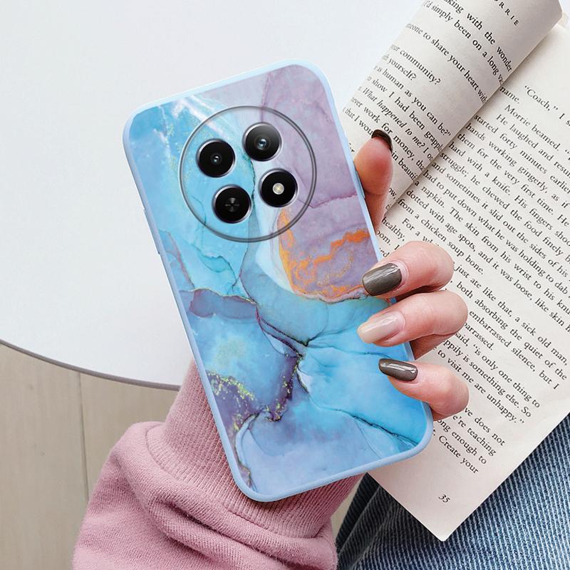 Luxury Case For Redmi 14C 4G 14R 5G A4 Note 14 Pro 5G Poco C75 Fundas Marble Art Pattern Soft TPU Protection Cover Shockproof