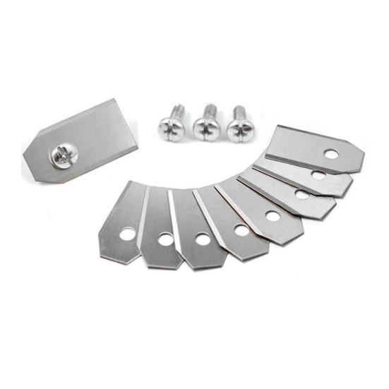 Yousheng 12/36Pcs Lawnmower Blade for Segway Navimow i105E i108E H500E-VF Heavy Duty Universal Robot Lawn Mower Blade Replacement Accessories