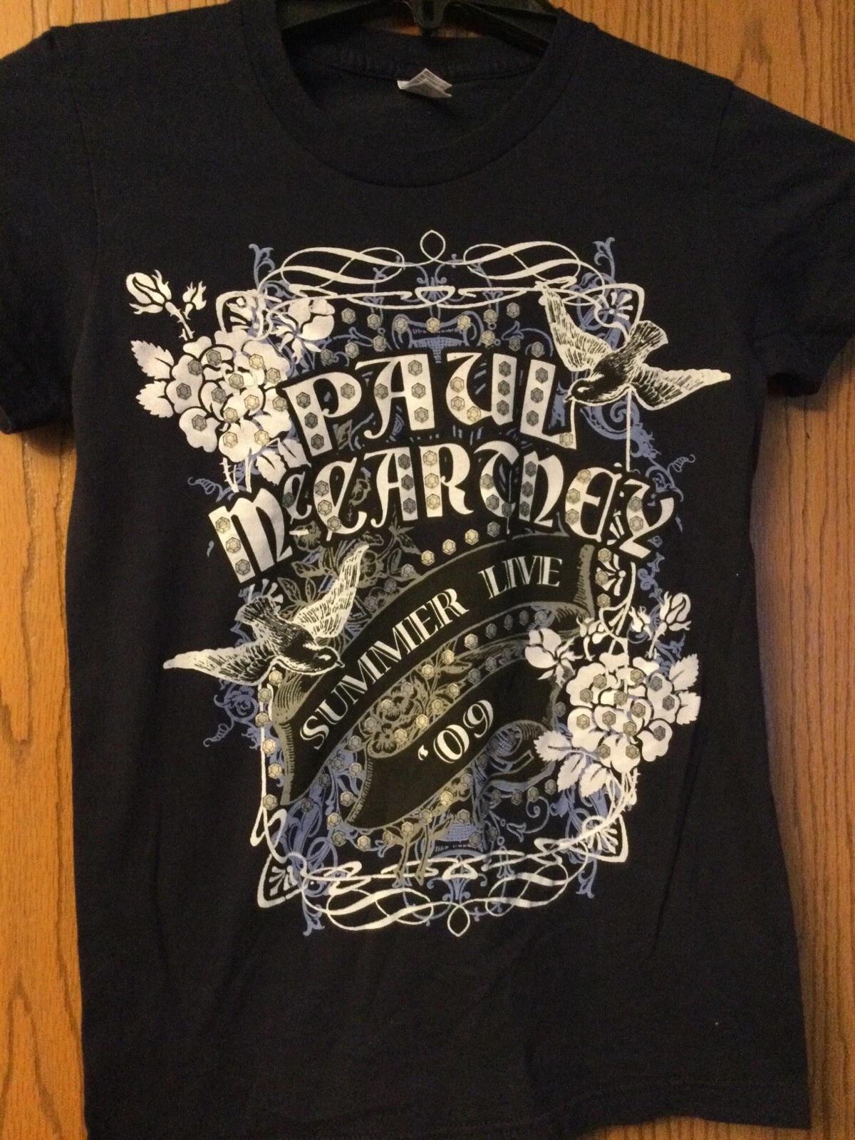

Paul McCartney - Summer Live ‘09 - Black Shirt - Ladies Cut/S/ American Apparel L