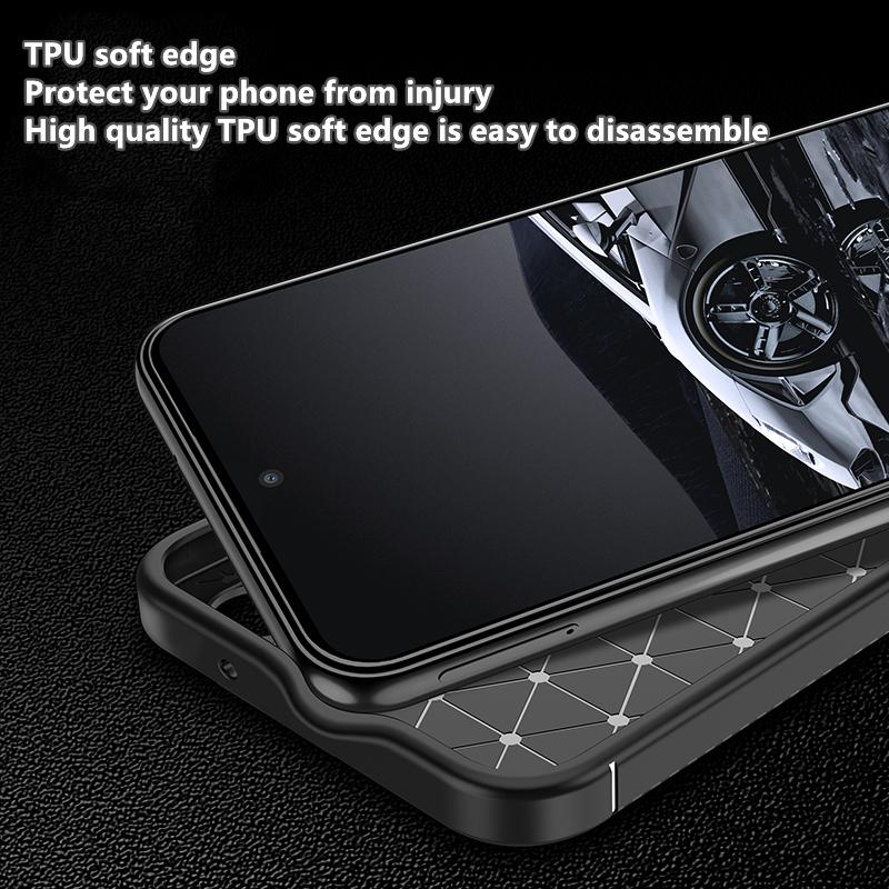 For Samsung S24 Plus Case Cover Samsung S24 Plus Capas New Armor Shockproof TPU Cover Samsung Galaxy S24 S 24 Ultra Plus Fundas