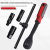 37-Piece Car Repair Tool Set: Ratchet, Wrench, and Socket Combination