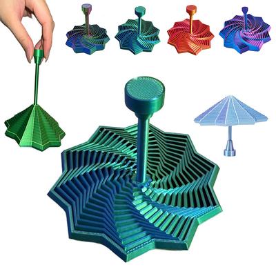 3D Printed Expanded Sensory Fidget Star,Expandable 4.33Inch Fractal Fidget Toys Octagonal With Detachable Handle