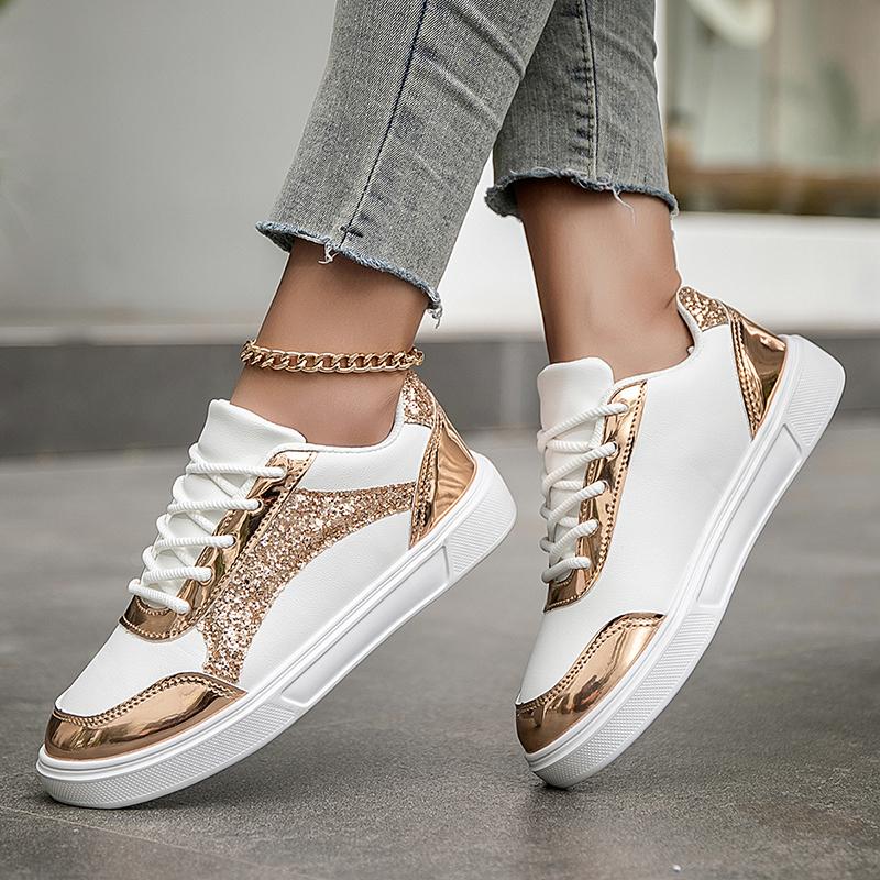 Women's New Breathable Anti-slip Wear Designer Spring and Autumn Lace-up Walking Leisure Sports Large Size Women's Shoes