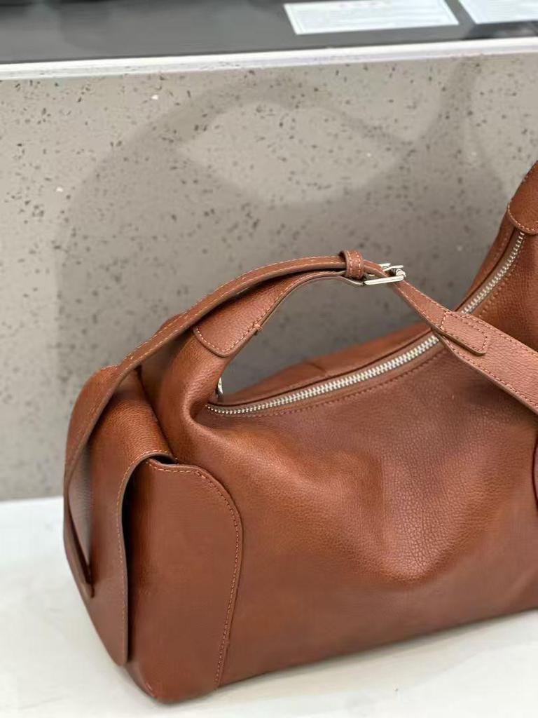 2025 Korean Style Women's Large Capacity Genuine Leather Crossbody Bag