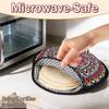 Microwavable Tortilla Warmer Pouch Insulated Heat Reusable Tacos Insulated Bag 12 Inch Keeps Warm Tortilla Keeper Camping