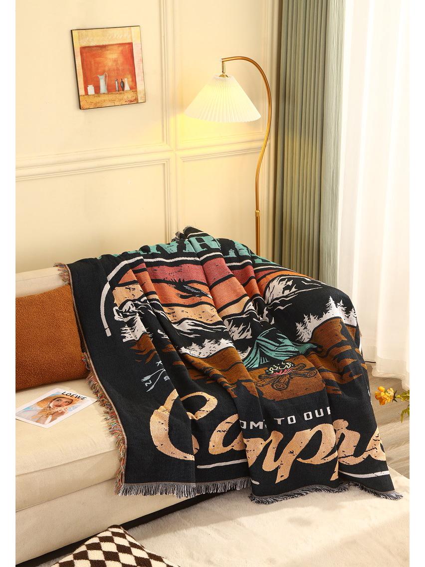 

Популярный хлопковый плед для дивана: Одноместный, Двухместный, Трехместный варианты 160x260cm Horizontal