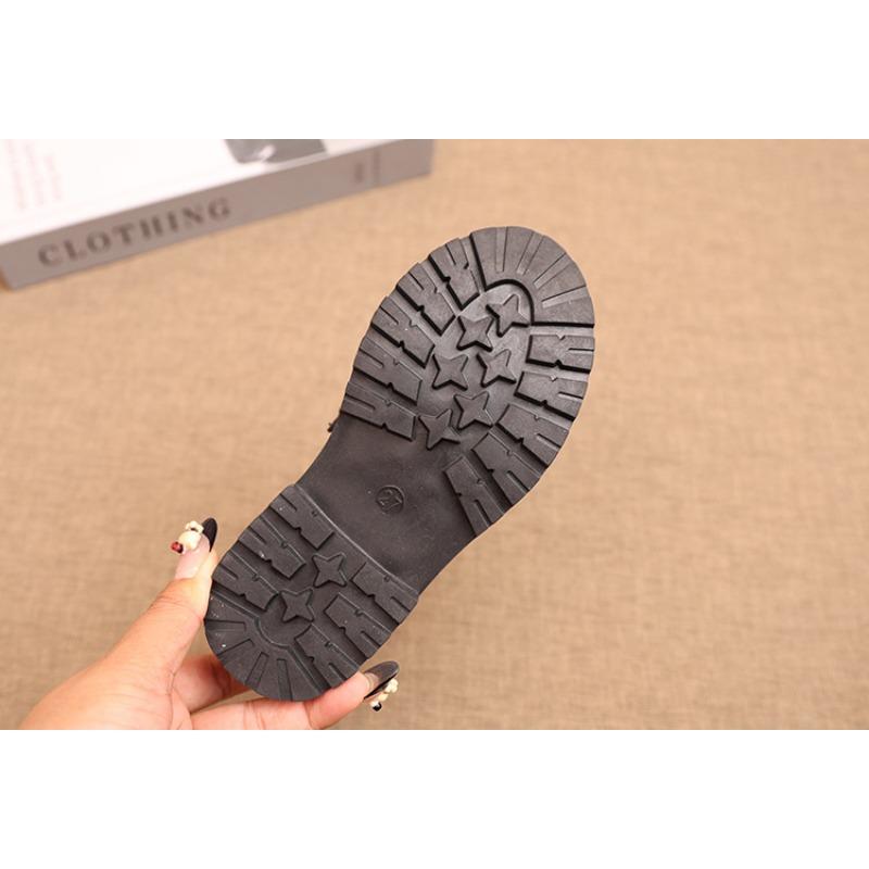 Kids Girls British Style Tassel Princess Mary Jane Leather Dress Shoes