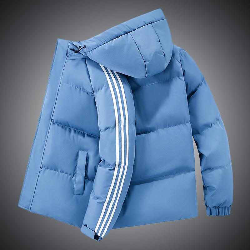 

Подростковая куртка Теплая хлопковая куртка для мужчин Толстая хлопковая куртка для мужчин Модная повседневная и универсальная Высококлассный костюм-пуховик S