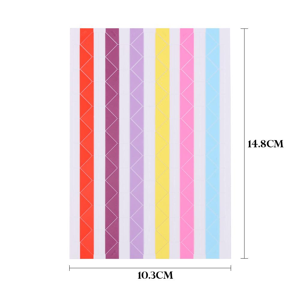 10 Sheets New PVC Photo Ablum Corner Stickers DIY Colorful Photo Corner Scrapbook Paper Photo Frame Picture Decoration Stickers
