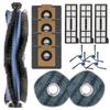 Replacement Parts for Eufy X10 Pro Omni Robot Vacuum 1 Roller 4 Side 4 Dust 3 HEPA 2 Mop and Accessory Kit (14-Piece) Cleaner Brush, Brushes, Bags,