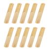 10Pcs Tenor Saxophone Reeds Musical Instrument Accessories for Beginners Wood Color