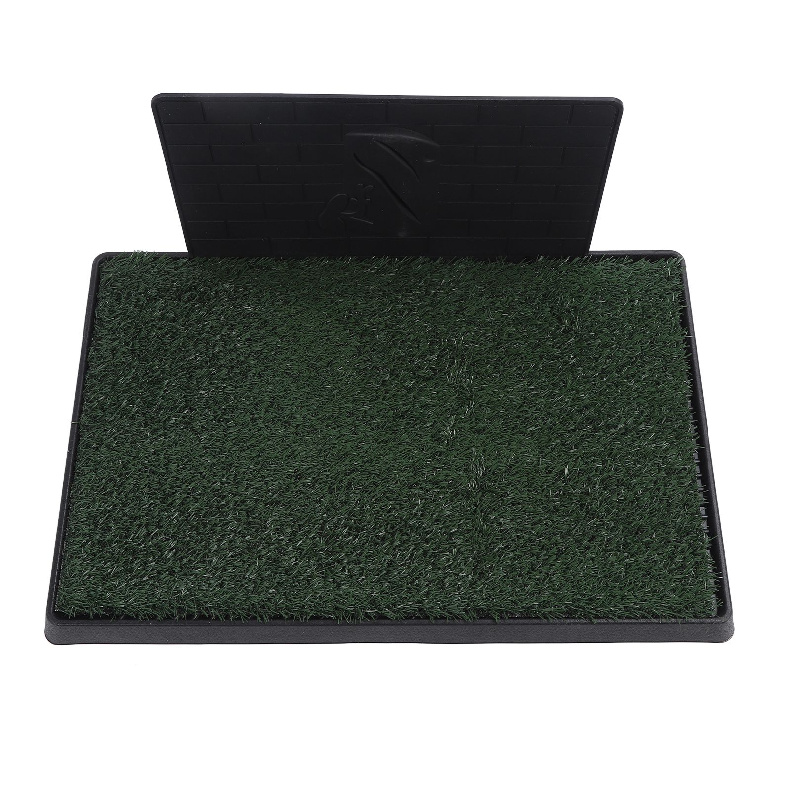 

Dog Grass Pee Pads Easy to Clean 3 Layer System Reusable Puppy Training Artificial Grass Potty Tray For Indoor Small Dogs