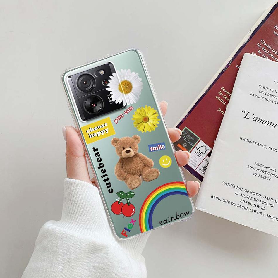 For Xiaomi 13T Pro Case Clear Coque Soft Silicone Transparent TPU Cover For Xiaomi Mi 13T Pro Phone Case For Xiaomi Mi 13T Funda