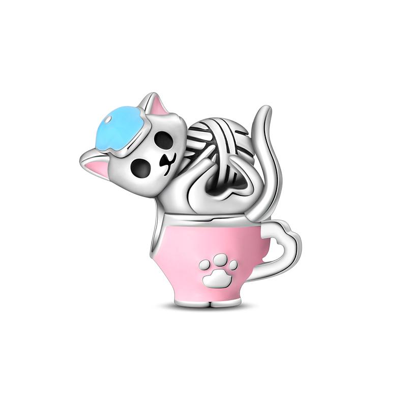 New 925 Silver Color Flowers Luminous Stars Charms Beads Fit 3mm 925 Bracelets DIY Graduation Party Jewelry