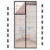 New Magnetic Screen Door Curtain Anti-Mosquito Net Fly Insect Screen Mesh Automatic Closing Easy Installation 1PC