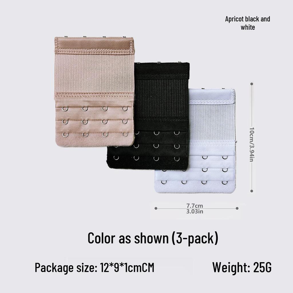 Set Extensoare Elastice pentru Sutien - 12 Bucăți - 2, 3 sau 4 Cârlige