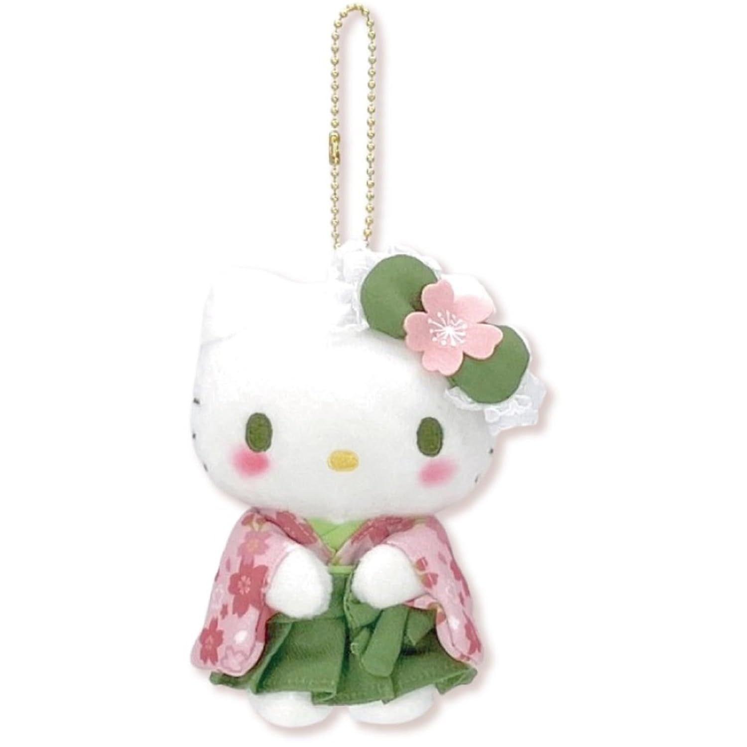 Nakajima Corporation Matcha Kimono Hello Kitty Mascot