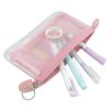 Sunstar Stationery Mitte Pencil Case Mesh Flat Smoky Pink S2319136