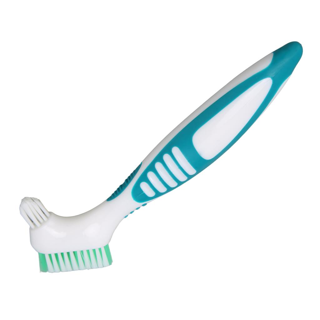 Denture Brush Plaque Bacteria Removal Effective Cleaning Prevent Dental Calculus Safe Nontoxic False Teeth Toothbrush