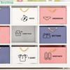 1/5 Sheets Baby Clothes Stickers Home Decor Wardrobe Sticker Decal Bedroom Mural Cabinet Classification Cartoon Stickers