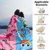 Little Pony (11) Personalized Text Blanket Multi-purpose Customizable Blanket Durable Comfort Perfect for Office Office Chair Livingroom Picnics