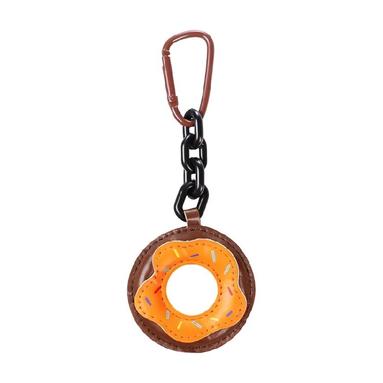 Doughnuts Bag Charm,Leather Food Keychain for Handbags,Backpacks Purses Decors Bag Accessories Lovely Bag Key Charm