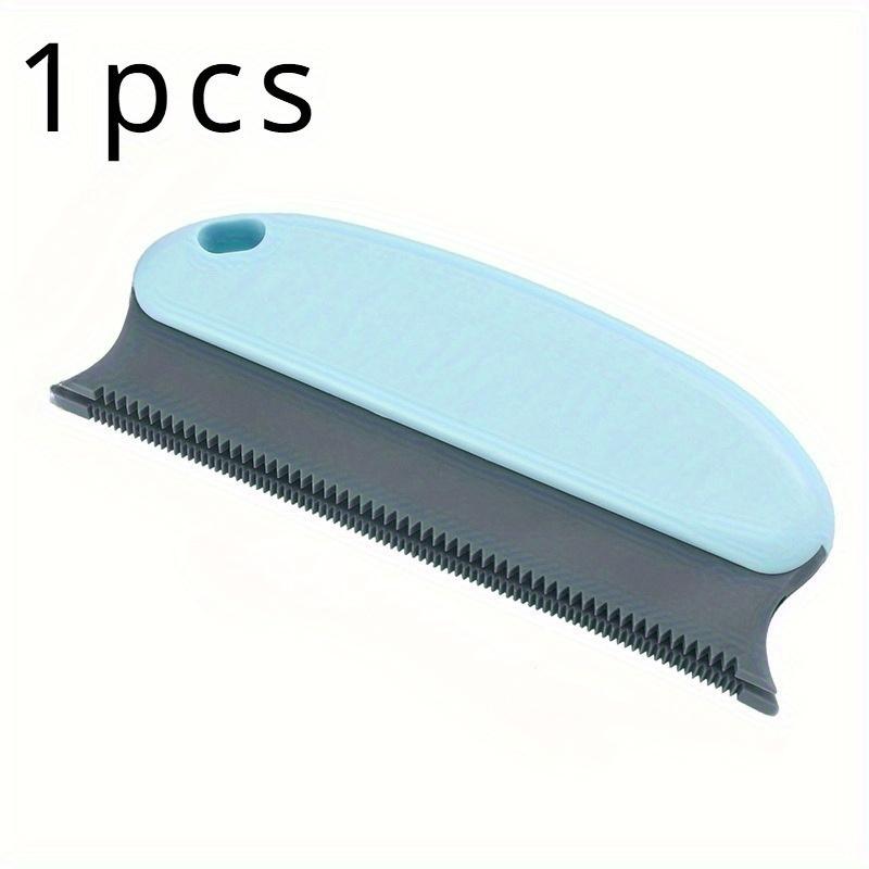 

[1 шт. Средство для удаления шерсти домашних животных] 1 шт. Сверхпрочная щетка для удаления шерсти домашних животных с резиновой щетиной, не царапающей поверхность | Инструмент для чистки ковров, обивки, автомобильных сидений 1pc baby голубой