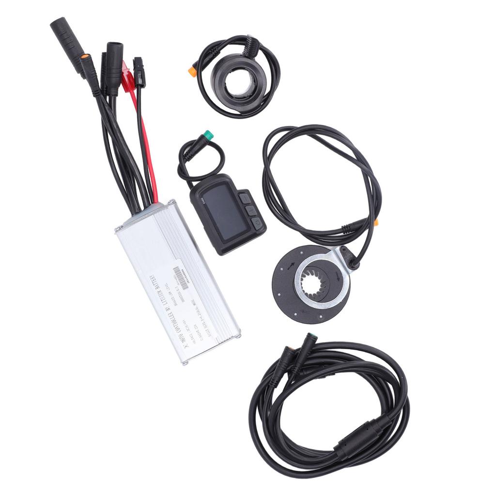 Bike Lithium Battery Modified Controller Set Full Waterproof Kit with 22A Controller and EN06 Display for 500W Motors