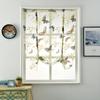 Butterfly Pattern Short Sheer Curtains Roman Blinds Tulle Curtains for Kitchen Window Door Decoration