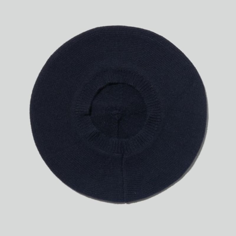 RECTO KNIT BERET (DARK NAVY)