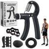 Professional Trainer Hand Gripper Set Crank Handle High Resistance Adjustable Grip Strengthener for Forearm Exercise Improves