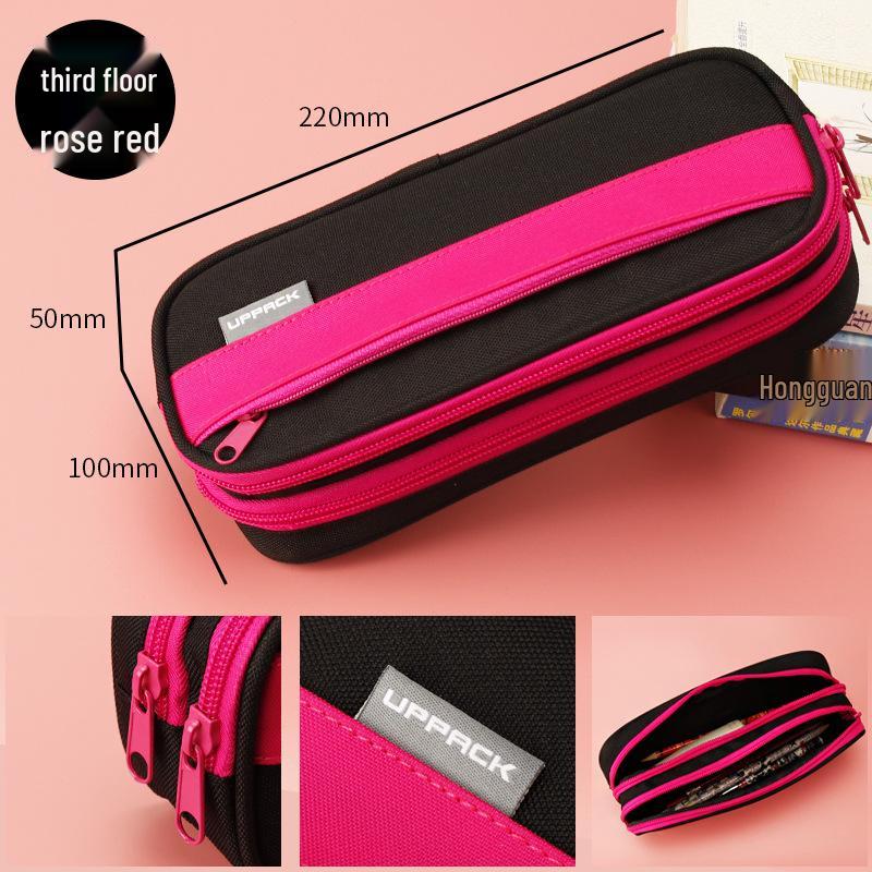 Μινιμαλιστική Διπλή Θήκη Πολλαπλών Χωρητικοτήτων για Μαθητές Δημοτικού - Σχεδιασμός Εμπνευσμένος από Διαδικτυακή Διασημότητα