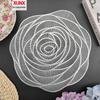 PVC Hollow Heat-Insulation Hot Stamping Placemat - Western Style Best Seller