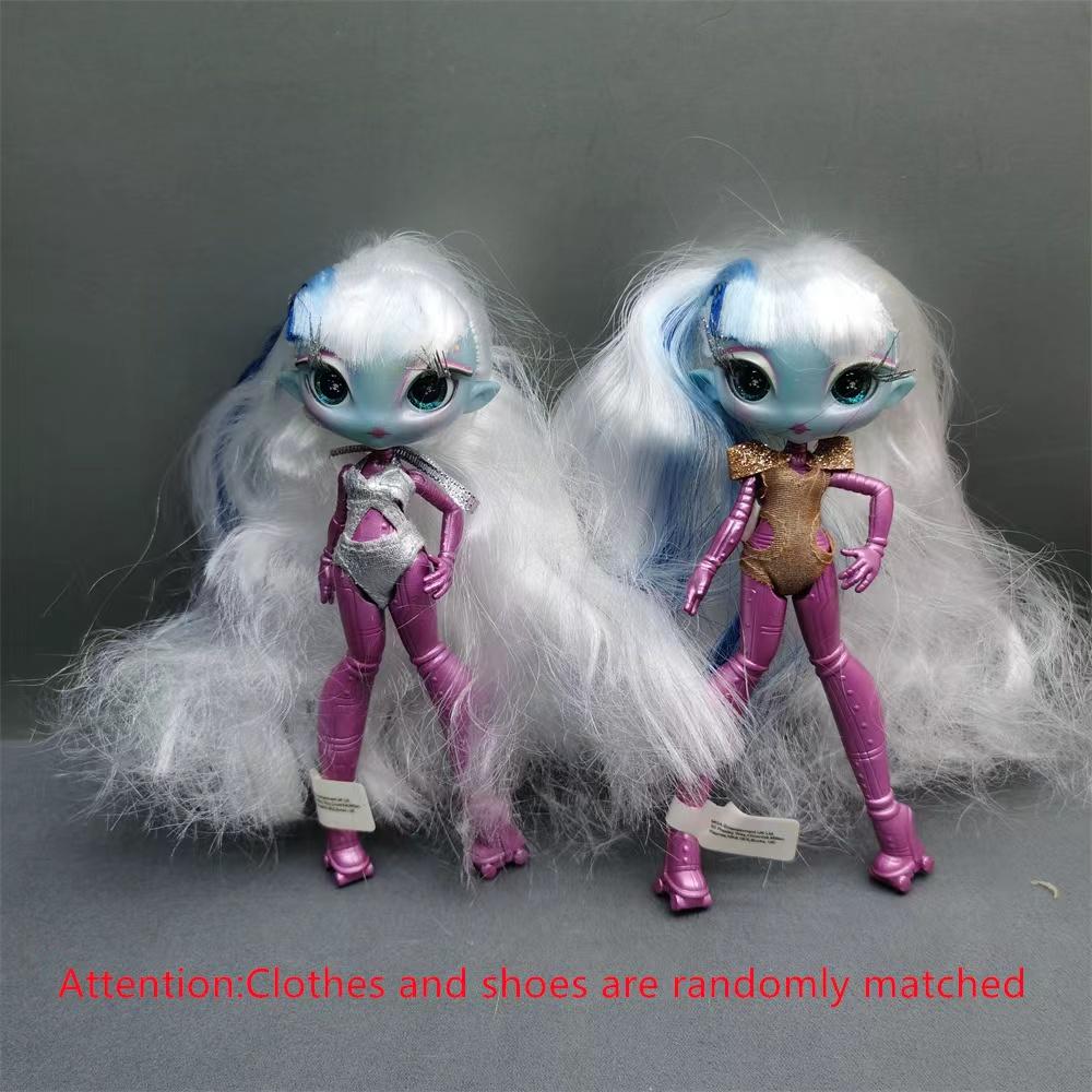 Originale Innovation Una Gedicht Monsterpuppe Spielzeug Mädchen Geburtstagsgeschenk Novi Stern Puppe lange Haare 20 cm Puppe mit Kleidung DIY Spielzeug
