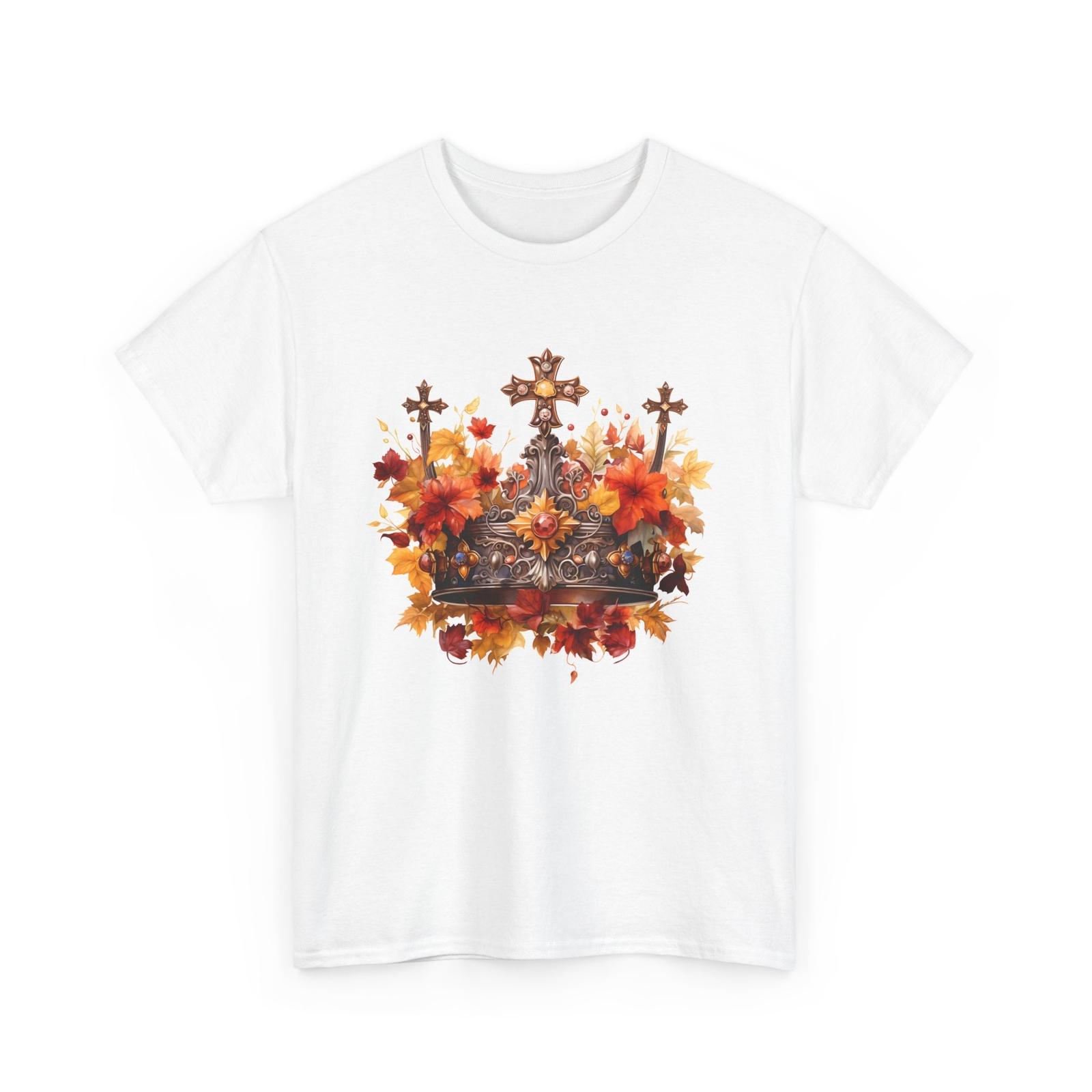 Fall Aesthetic Shirt Autumn Leaves Pumpkin Shirt Fall For Jesus Christ Shirt S
