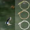 45LB Fishing Accessories Durable Leading Line Fluorocarbon Wire with Swivels 1pc
