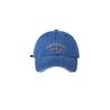 Spring and Summer New Style of Men and Women's Daily Casual Versatile Letter Trendy Brand Hat Blue Washing Denim Baseball Hat