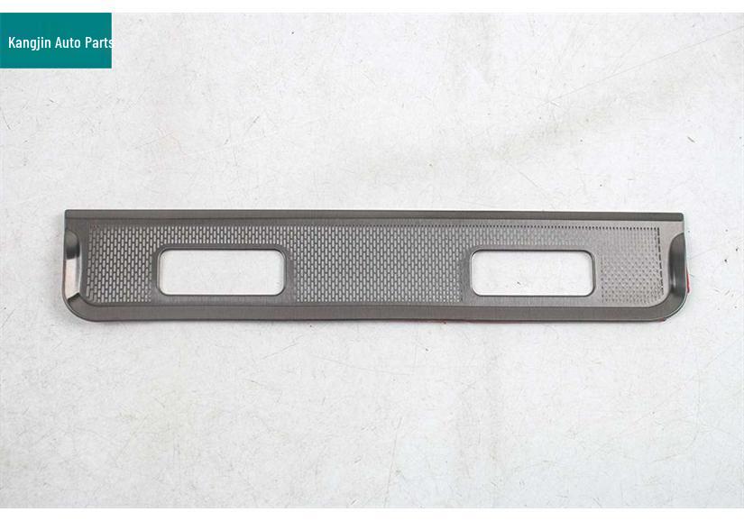 Black Titanium Stainless Steel Speaker Cover for Dongfeng Yipai M8 - Front Panel & Middle Triangle Interior Modification